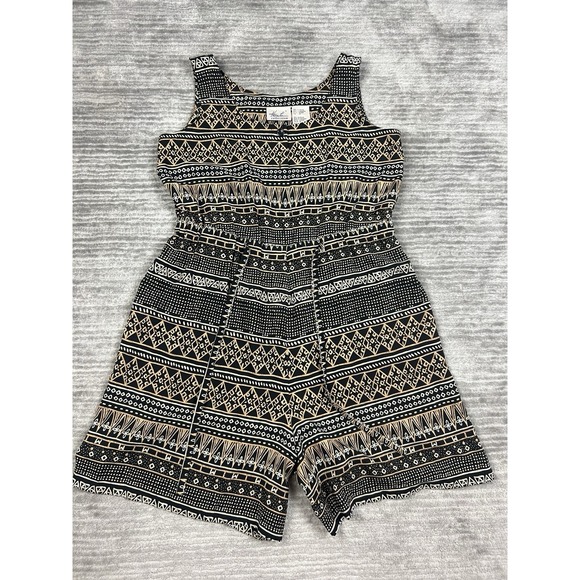 Kathie Lee Collection Romper Womens‎ 12 Multicolor Sleeveless Casual - Picture 1 of 11